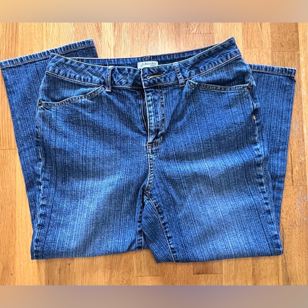 St. John's Bay Blue Denim Capris